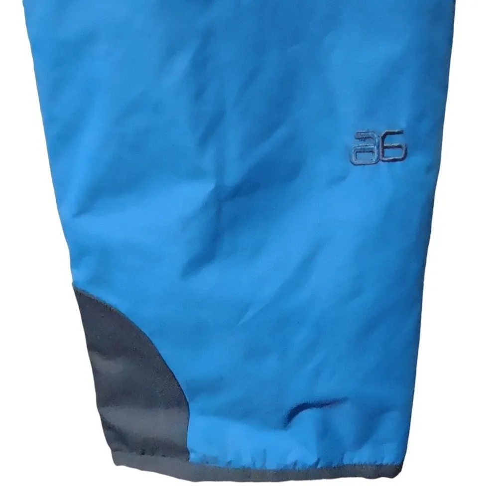 Arctix Insulated‎ Snow Pant Women's Size Large Blue Zip Pockets Zip Snap Closure